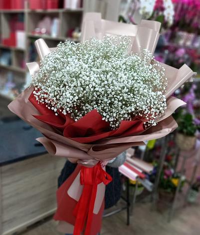 Букет цветов из: Гипсофила в Шунтуке